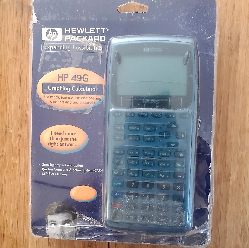 HP49G Scientific Graphing Calculator Original Packaging
